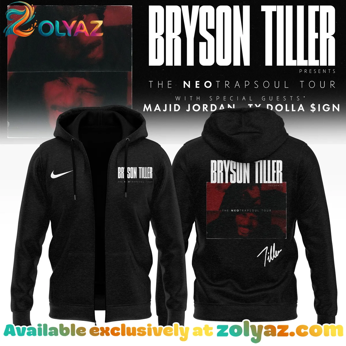 Bryson Tiller The Neo Trapsoul Tour Shirt & Hoodie - Variant 1