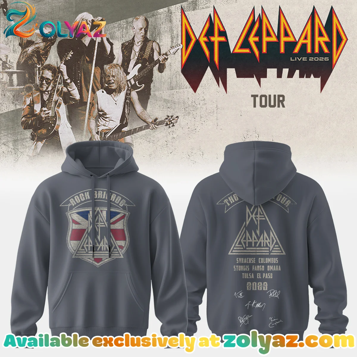 Def Leppard Shirt & Hoodie - Variant 2