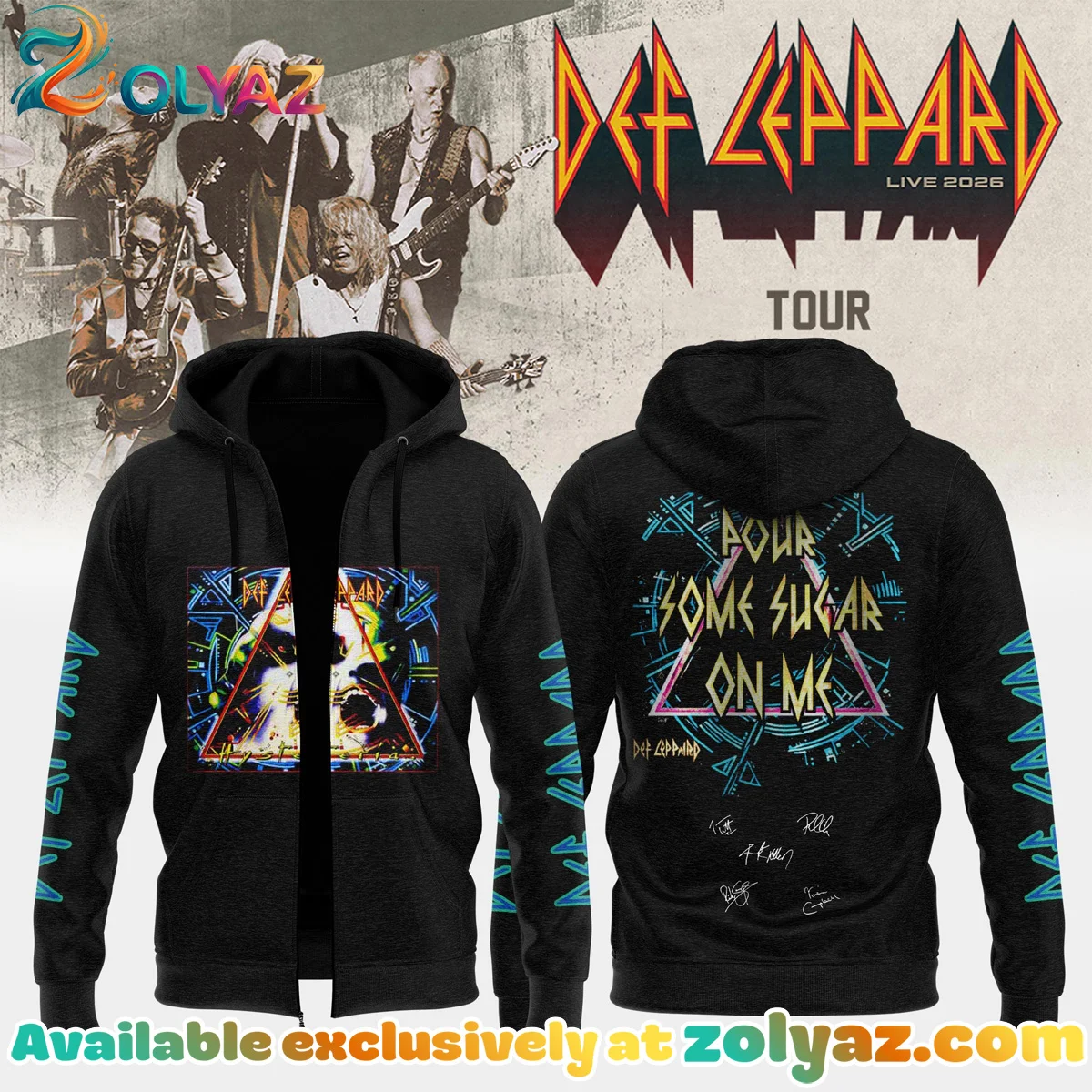 Def Leppard T-Shirt & Hoodie - Part 1