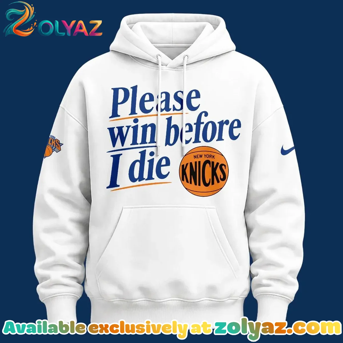New York Knicks Custom Hoodie - Urban Fashion - Variant 2 New York Knicks Custom Hoodie - Urban Fashion - Variant 2
