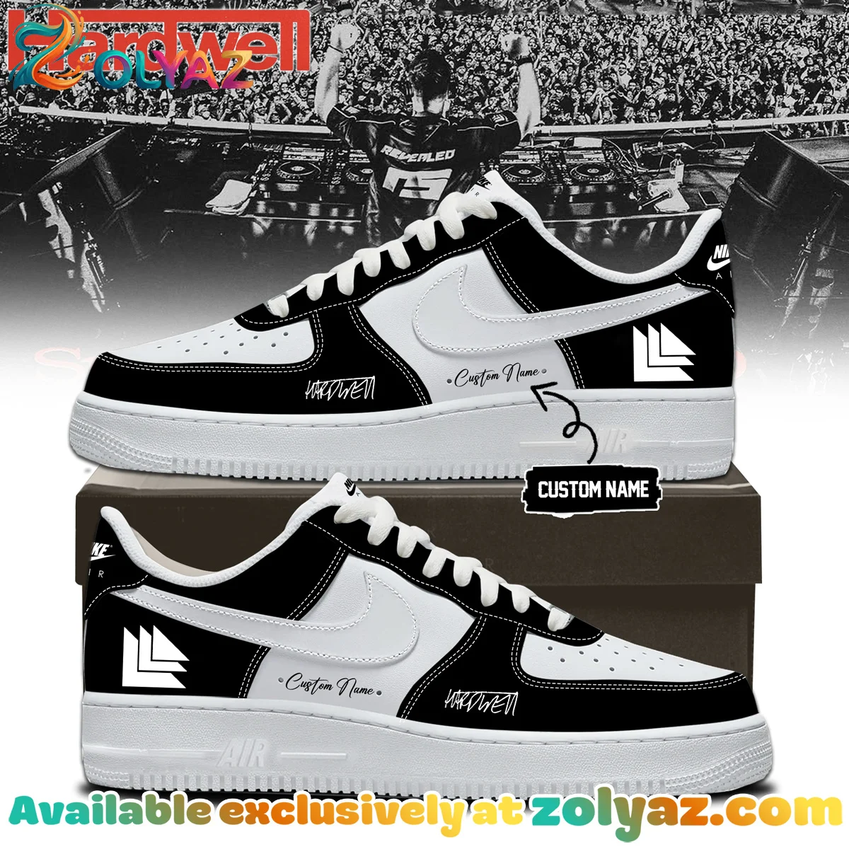 Hardwell Custom Air Force 1 & Jordan 1 Shoes [Drop 8]