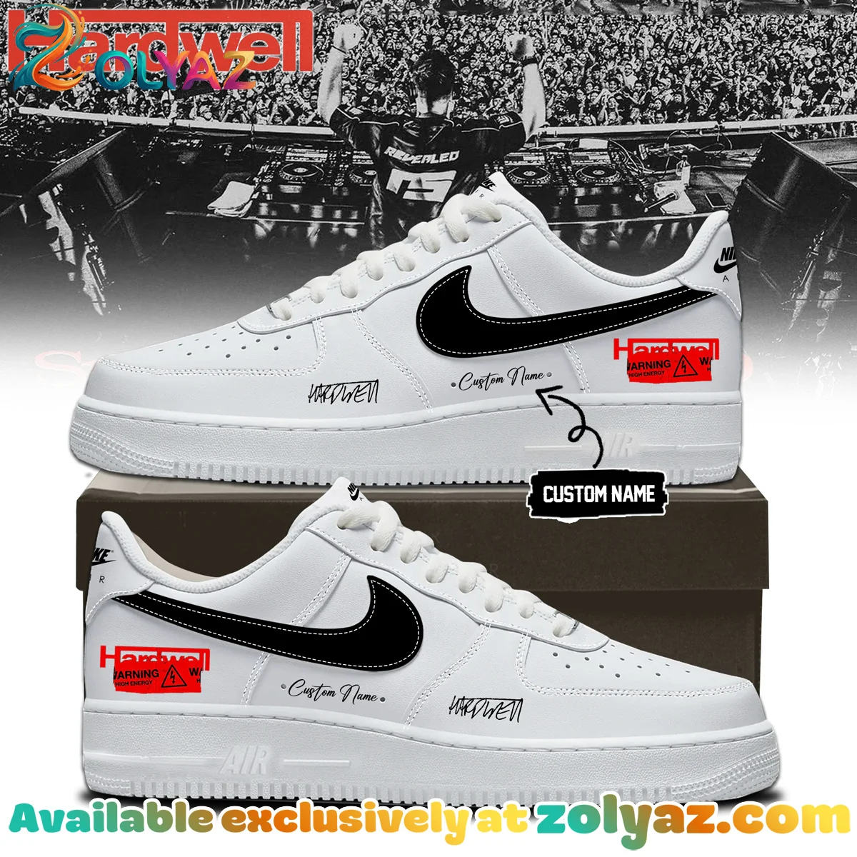 Hardwell Custom Air Force 1 & Jordan 1 Shoes - Part 13