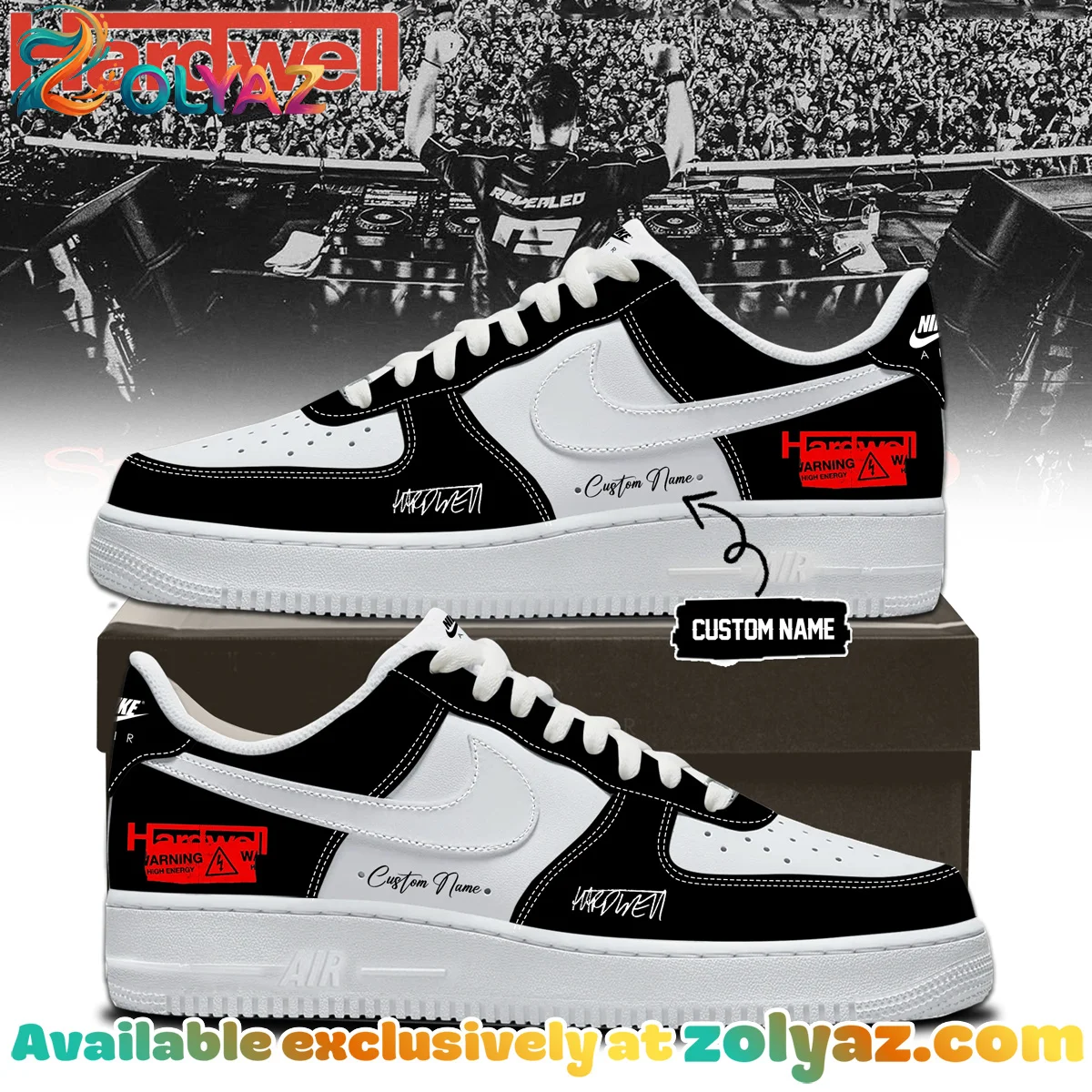 Hardwell Custom Air Force 1 & Jordan 1 Shoes [Batch 16]