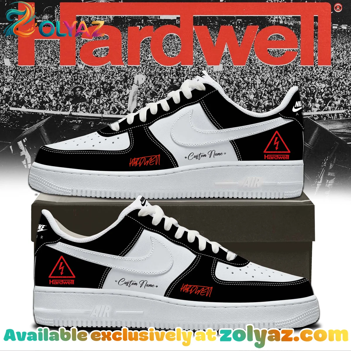 Hardwell Custom Air Force 1 & Jordan 1 Shoes (Release 3)