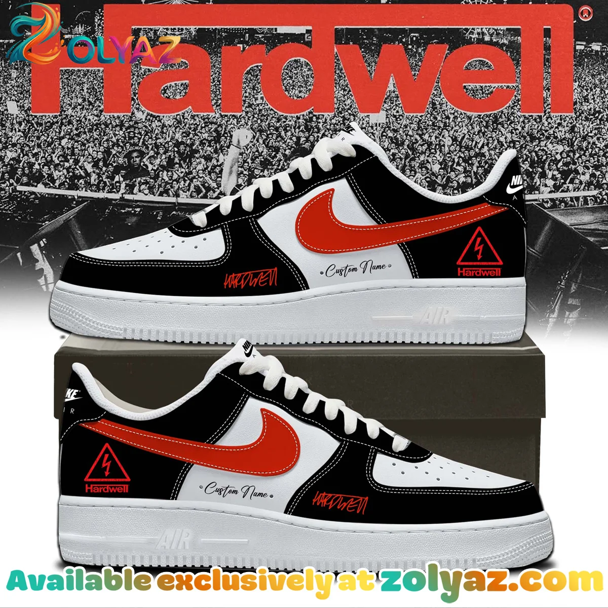 Hardwell Custom Air Force 1 & Jordan 1 Shoes - Series 1