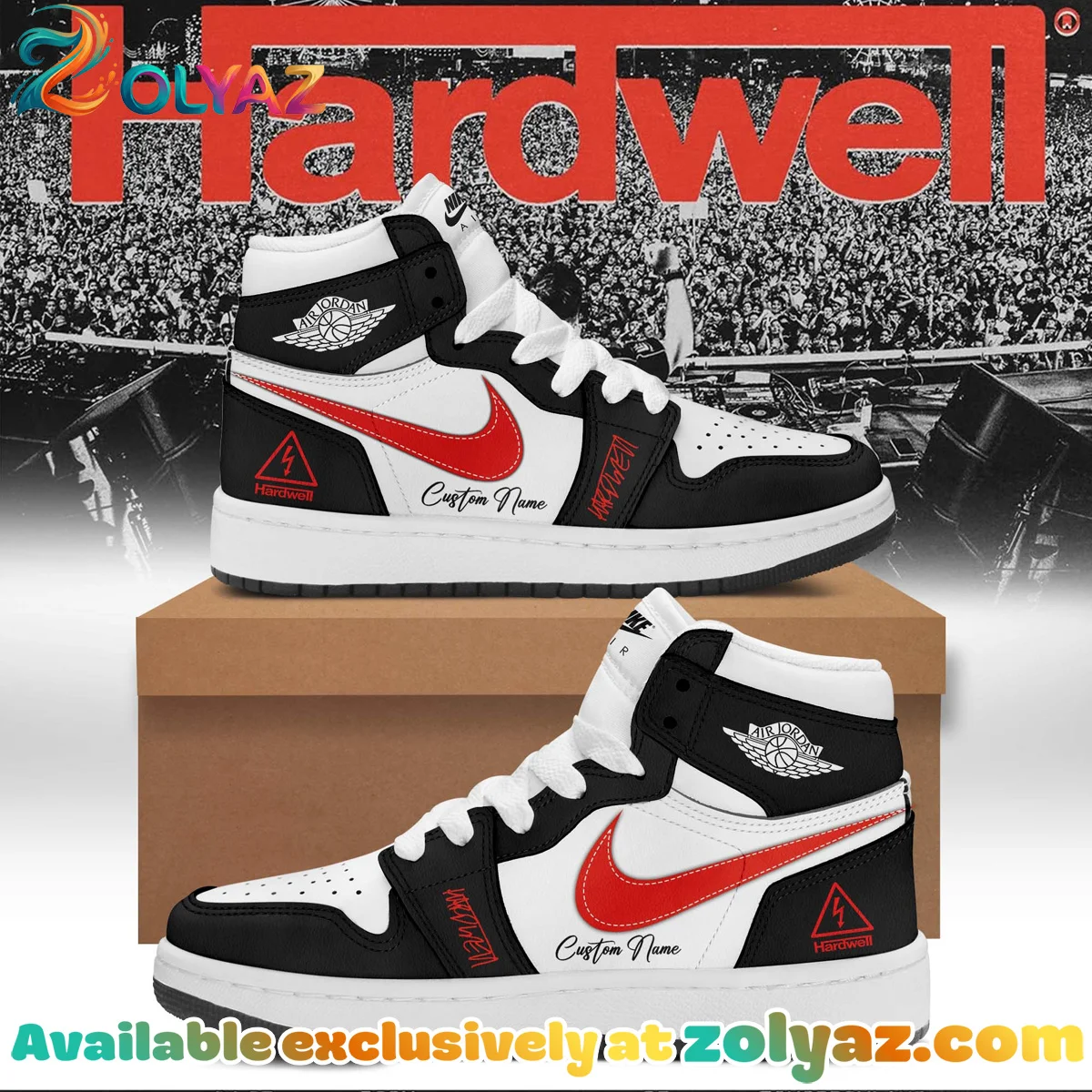 Hardwell Custom Air Force 1 & Jordan 1 Shoes [Drop 4]