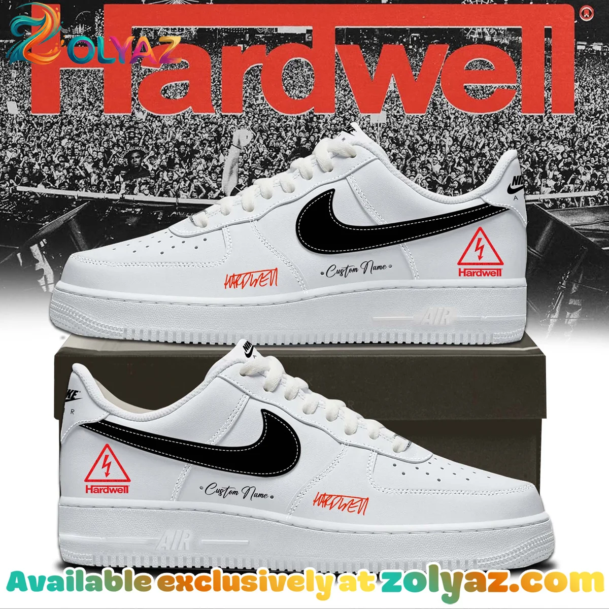 Hardwell Custom Air Force 1 & Jordan 1 Shoes [Drop 5]