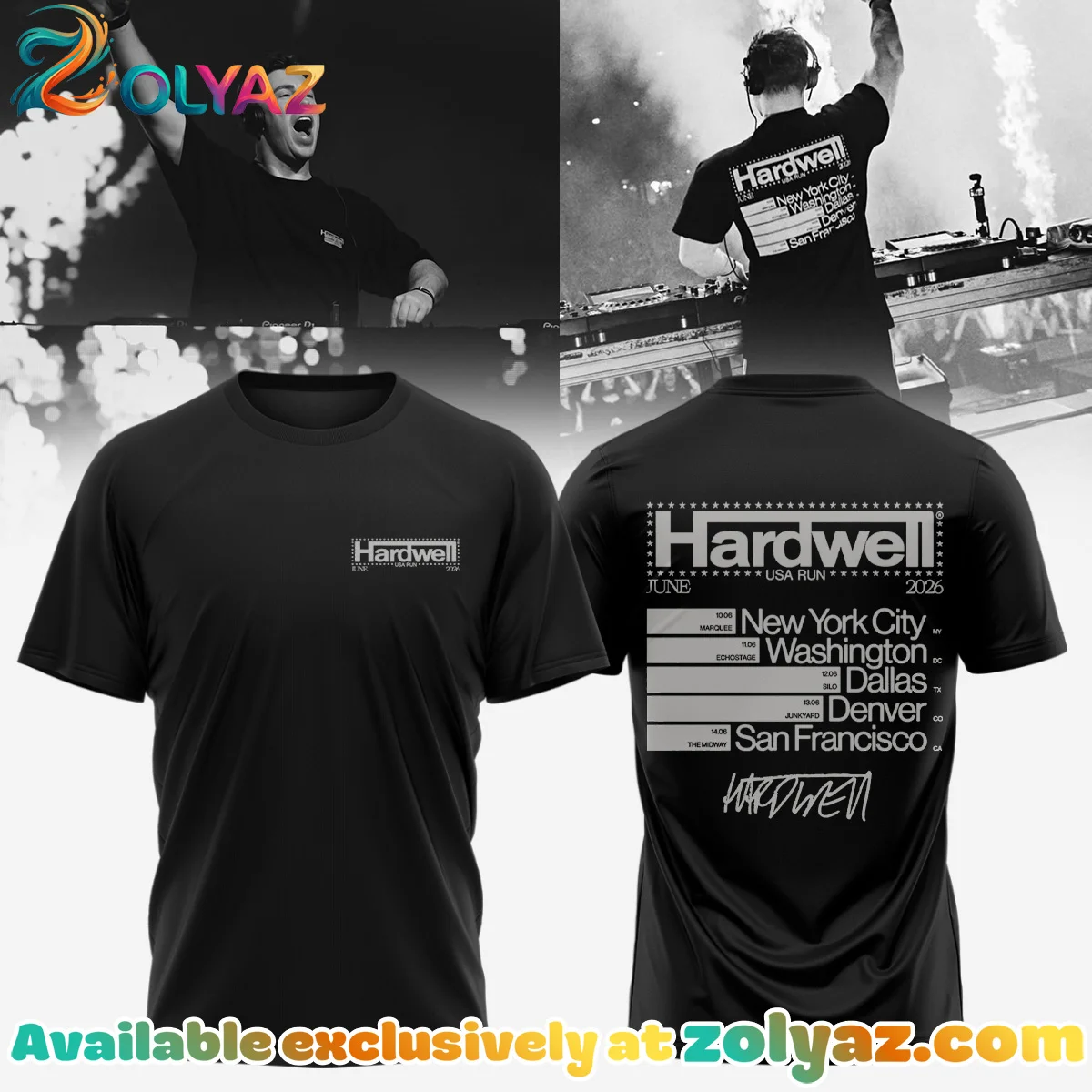 Hardwell T-Shirt & Hoodie - Series 8