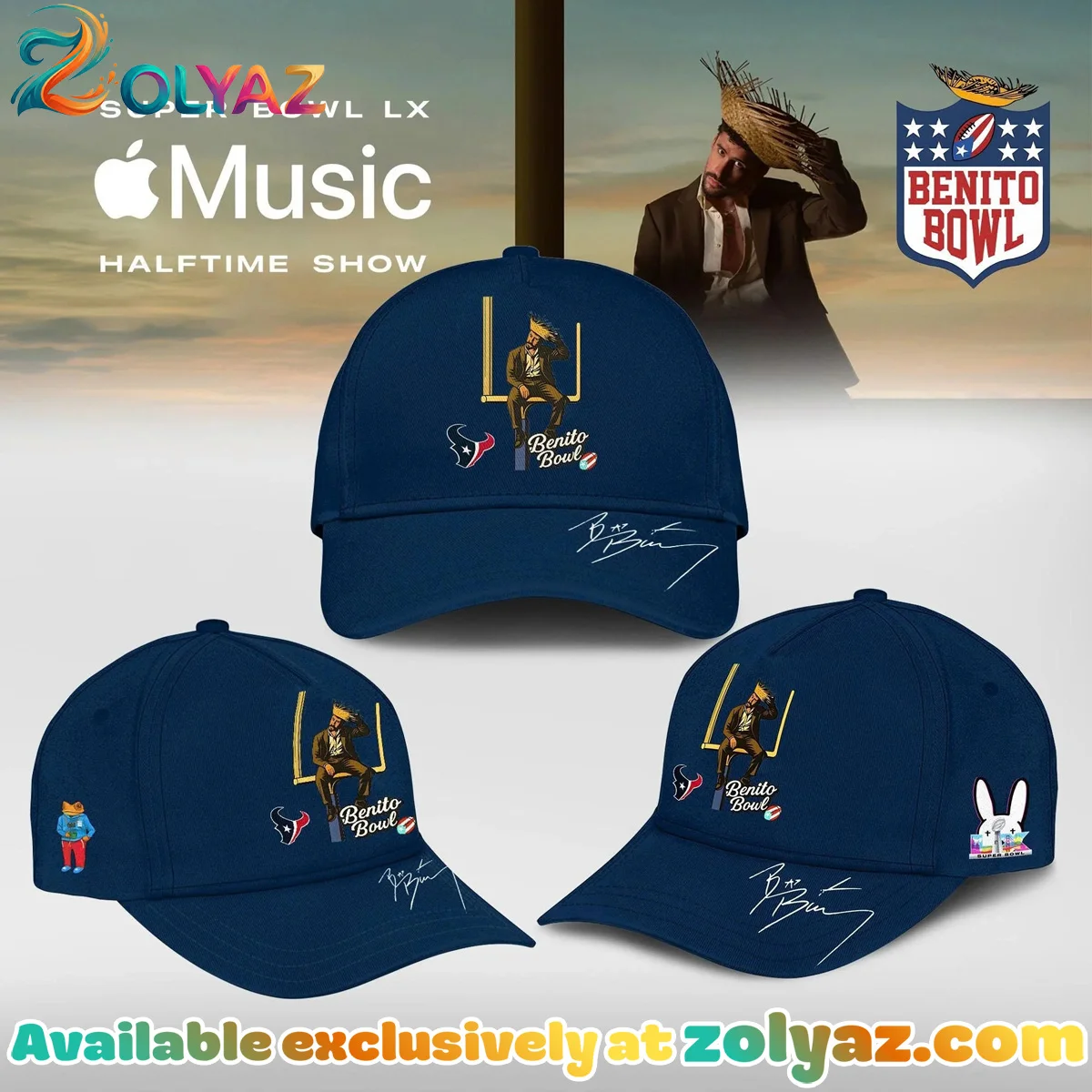 Houston Texans x Bad Bunny Shirt & Hoodie Houston Texans x Bad Bunny Shirt & Hoodie
