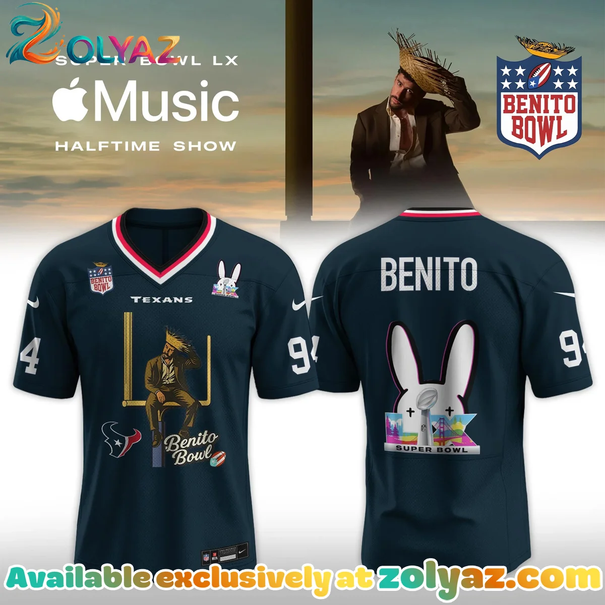 Houston Texans x Bad Bunny Super Bowl LX The Halftime Show Jersey