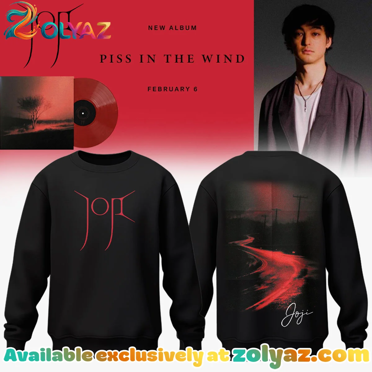 JOJI Piss In The Wind Shirt & Hoodie (Style 4)