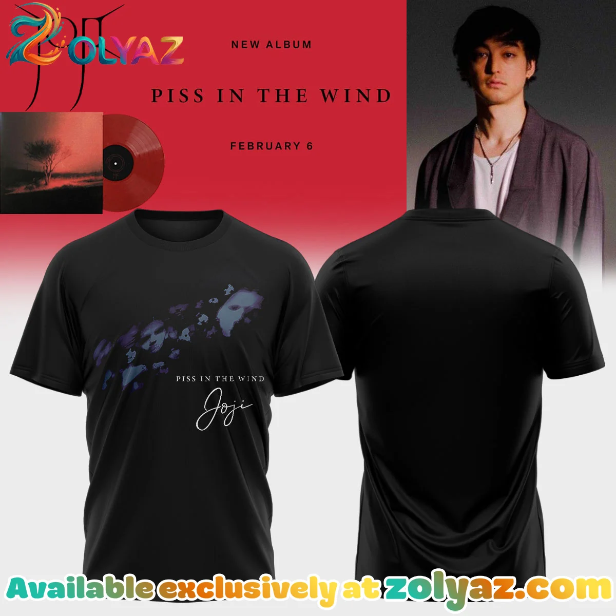 JOJI Piss In The Wind T-Shirt & Hoodie [Drop 9]
