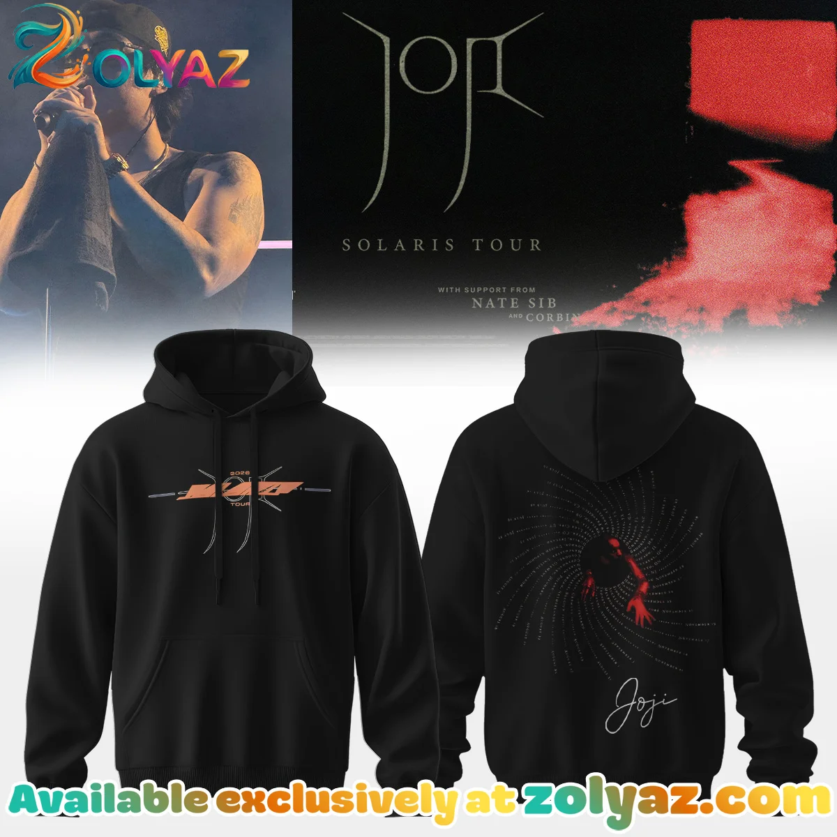 JOJI SOLARIS TOUR Shirt & Hoodie - Series 7