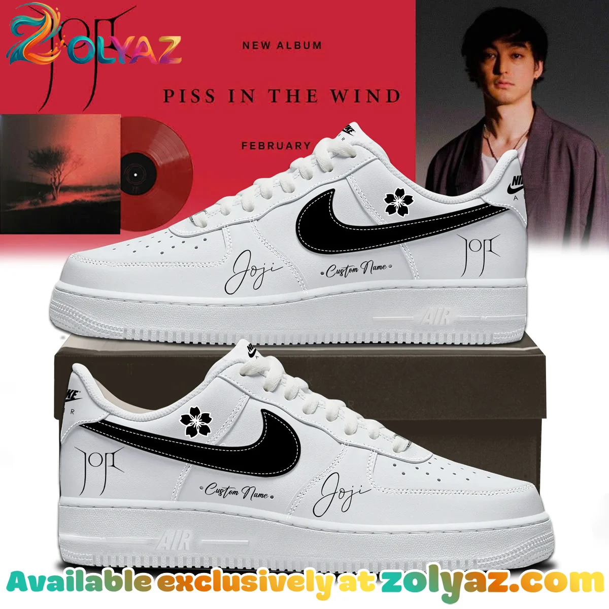JOJI SOLARIS TOUR Custom Air Force 1 & Jordan 1 Shoes [Batch 3]