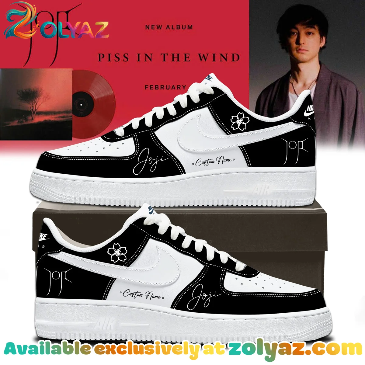 JOJI SOLARIS TOUR Custom Air Force 1 & Jordan 1 Shoes (Design 5)