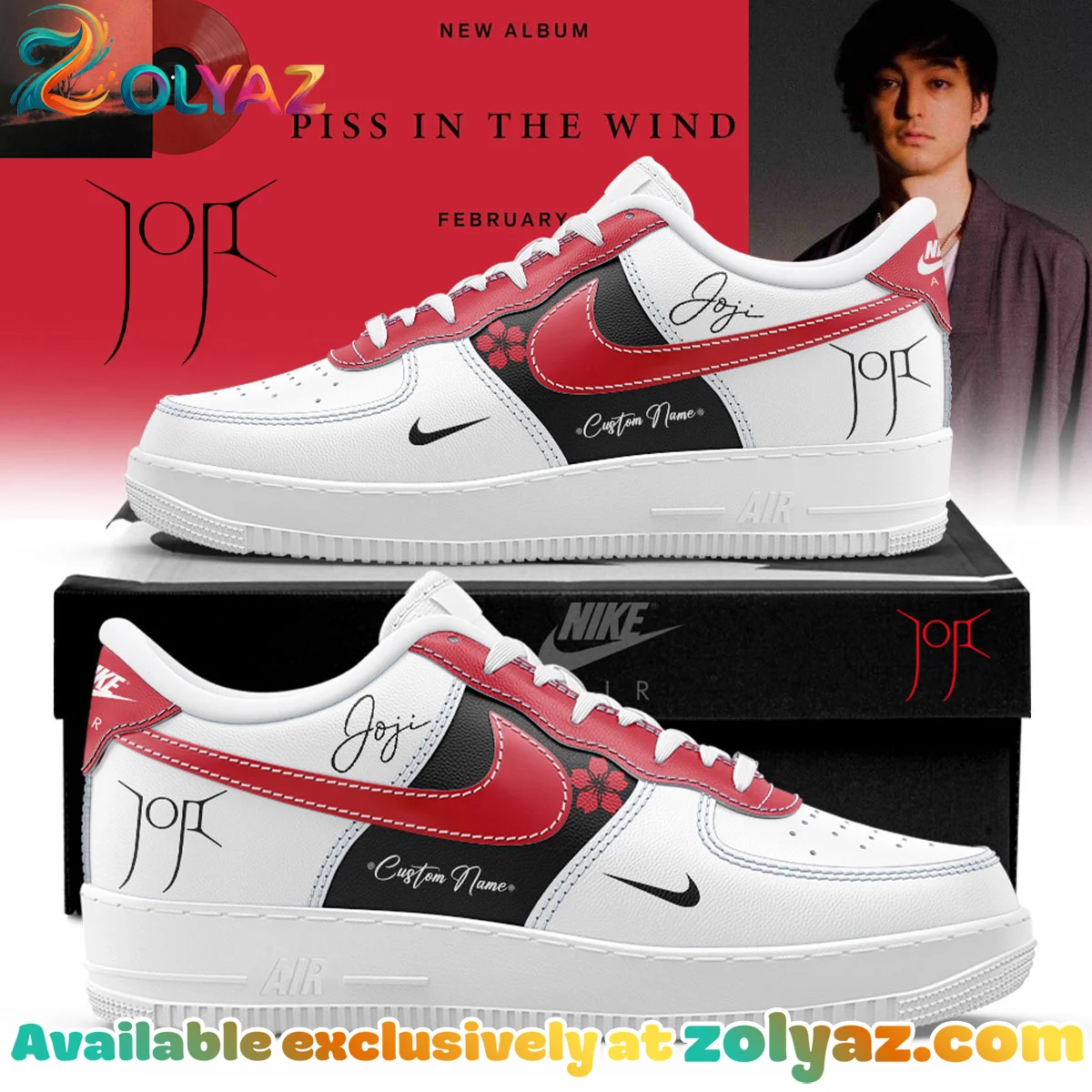 JOJI SOLARIS TOUR Custom Air Force 1 & Jordan 1 Shoes - Series 6