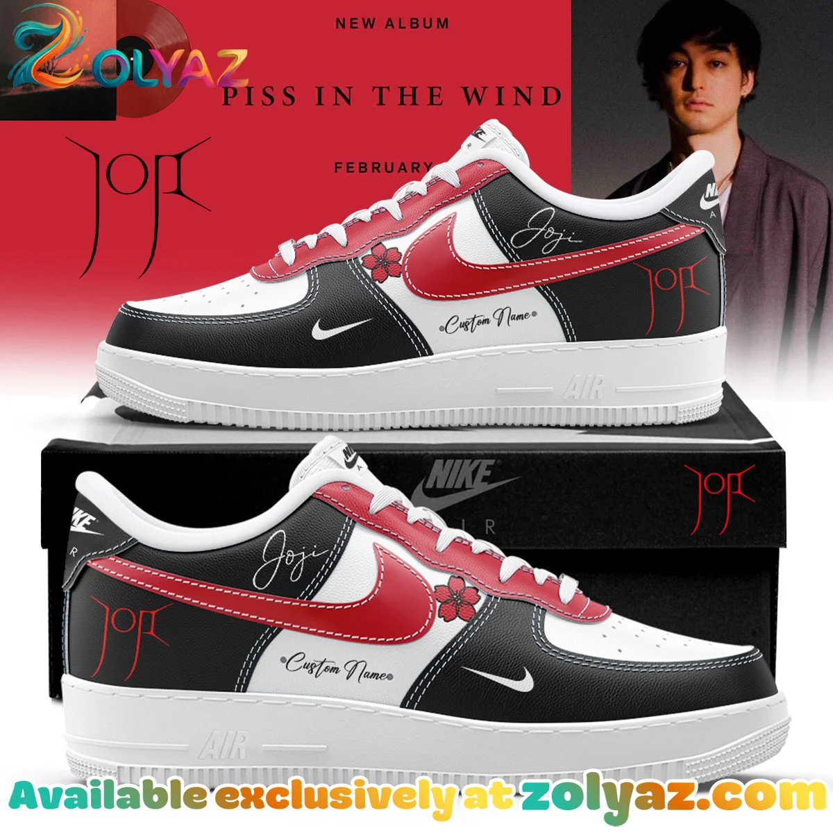 JOJI SOLARIS TOUR Custom Air Force 1 & Jordan 1 Shoes [Drop 8]