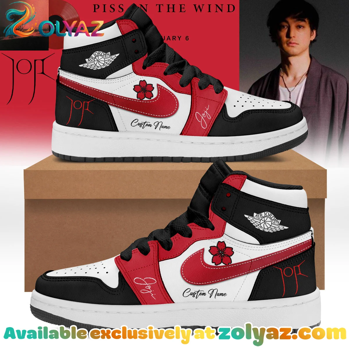 JOJI SOLARIS TOUR Custom Air Force 1 & Jordan 1 Shoes - Variant 9