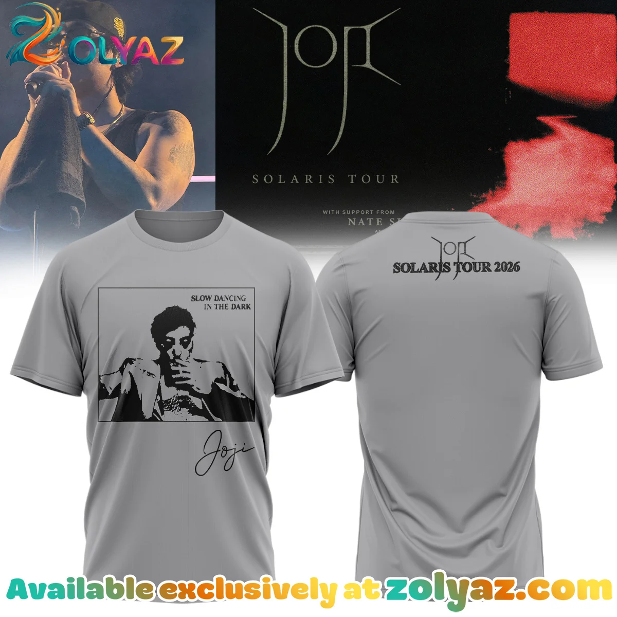 JOJI SOLARIS TOUR Shirt & Hoodie (Release 15)