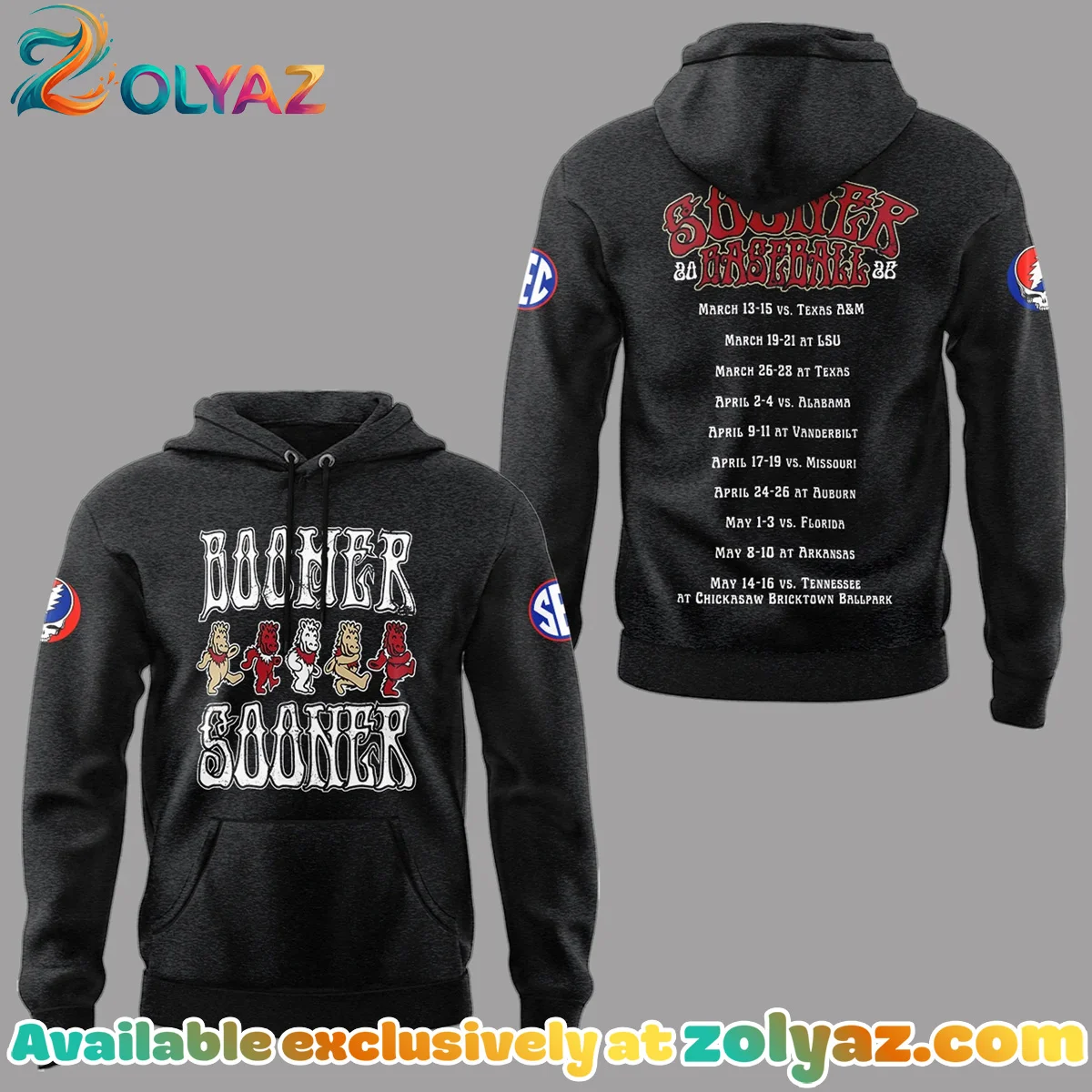 Grateful Sooners Hoodie | Masterpiece | Gift Idea 2026 | Series 2 Grateful Sooners Hoodie | Masterpiece | Gift Idea 2026 | Series 2