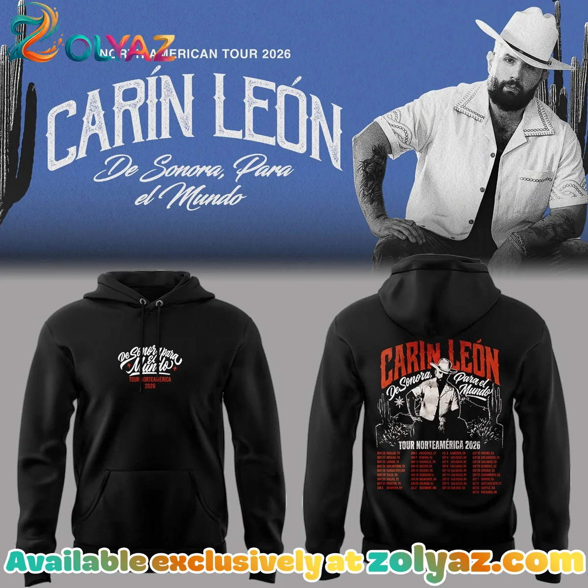 North American Tour Shirt & Hoodie
