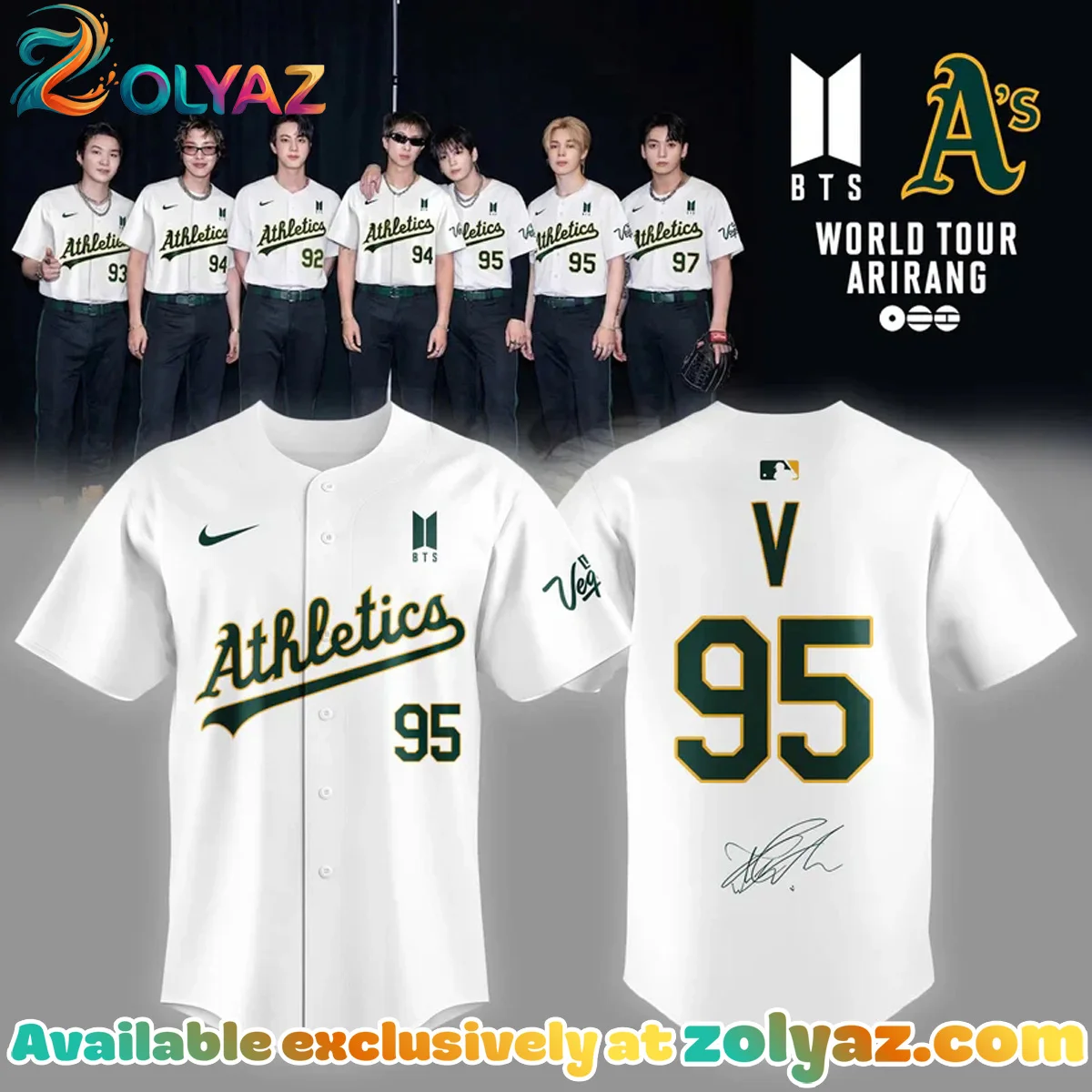 Oakland Athletics x BTS Jersey - 2026 Edition | Iconic row-223