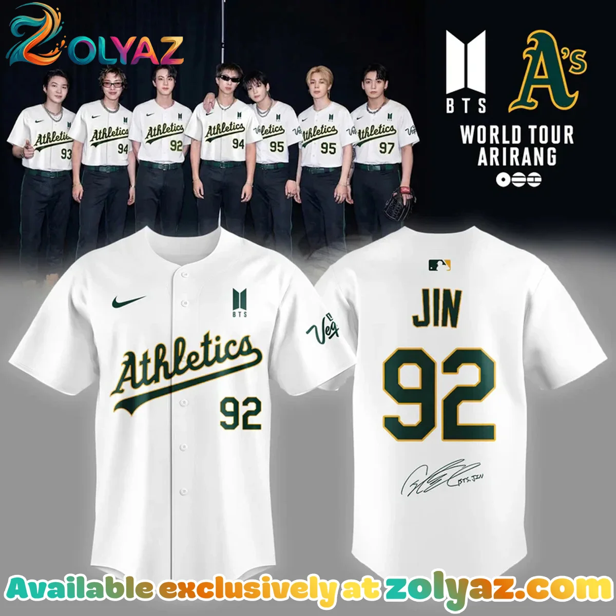 Oakland Athletics x BTS Jersey - 2026 Edition | Iconic row-223