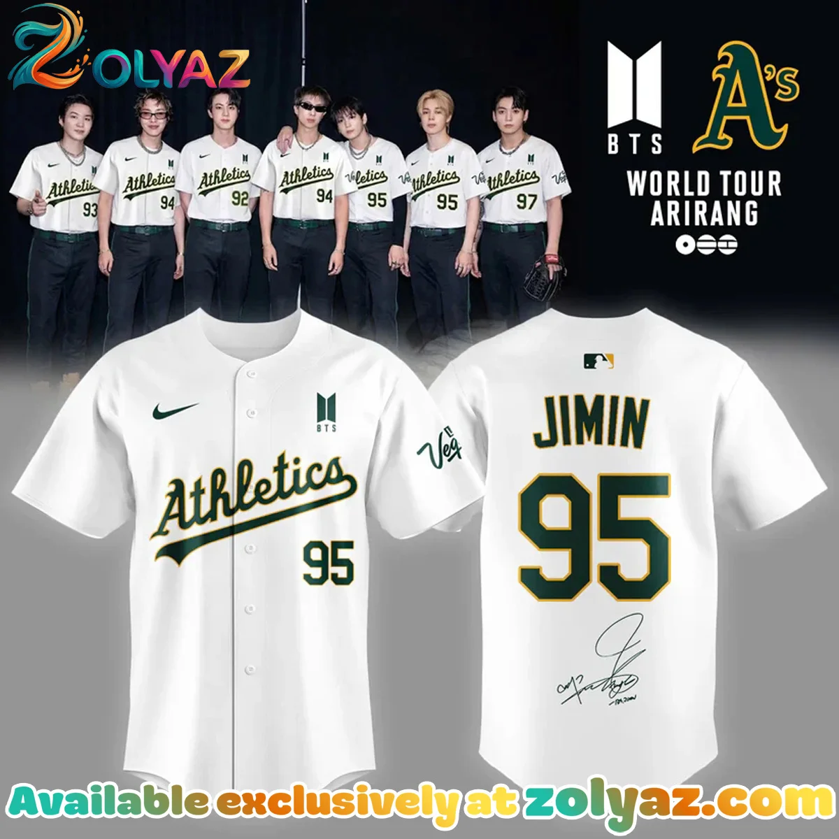 Oakland Athletics x BTS Jersey - 2026 Edition | Iconic row-223