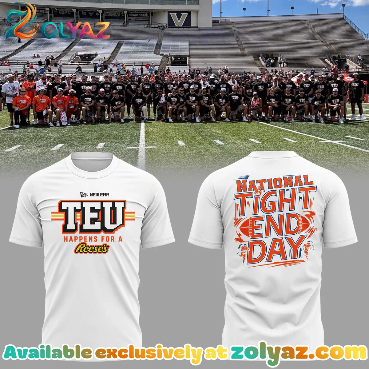 Tight End University T-Shirt & Hoodie - Variant 2