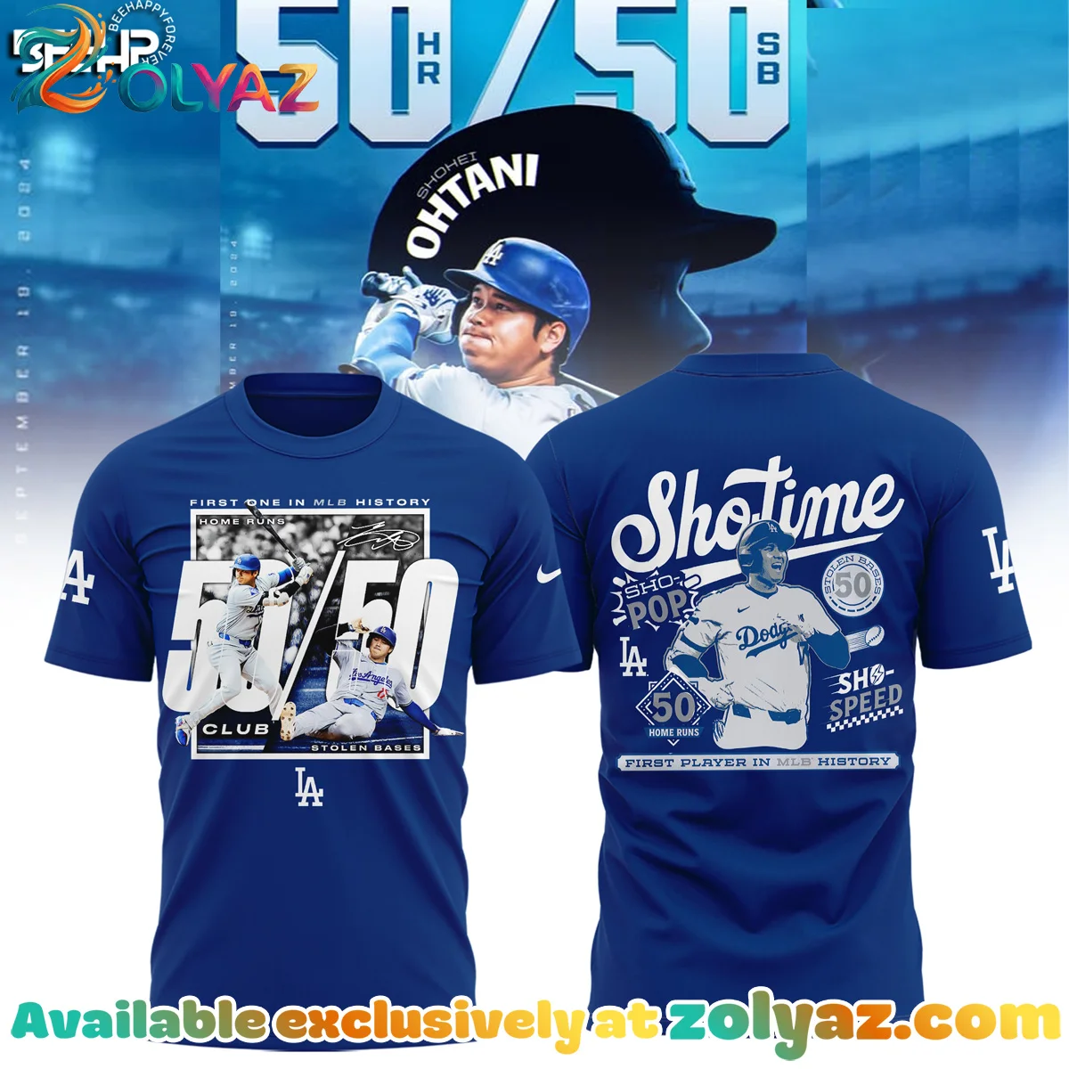 Los Angeles Dodgers Shohei Ohtani 5050 Club Shirt & Hoodie