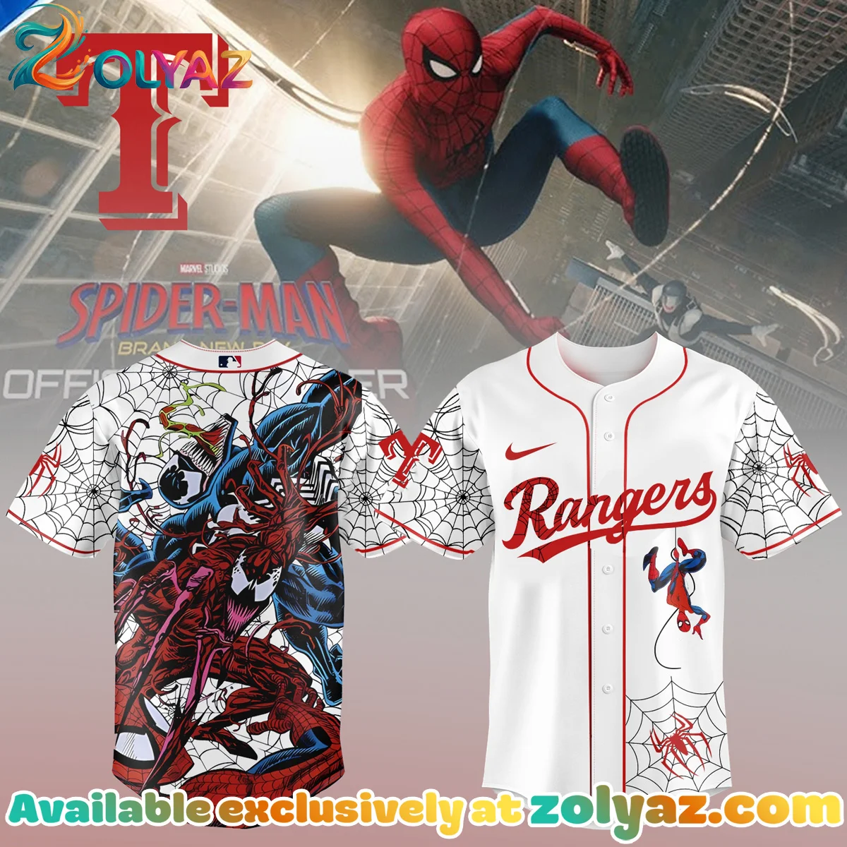 MLB ALL TEAM x Spider Man Prime Jersey - Ultimate Gift Edition row-84