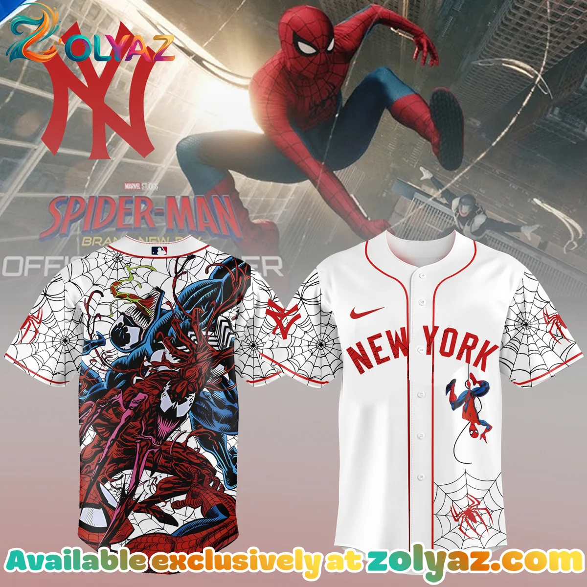 MLB ALL TEAM x Spider Man Prime Jersey - Ultimate Gift Edition row-84
