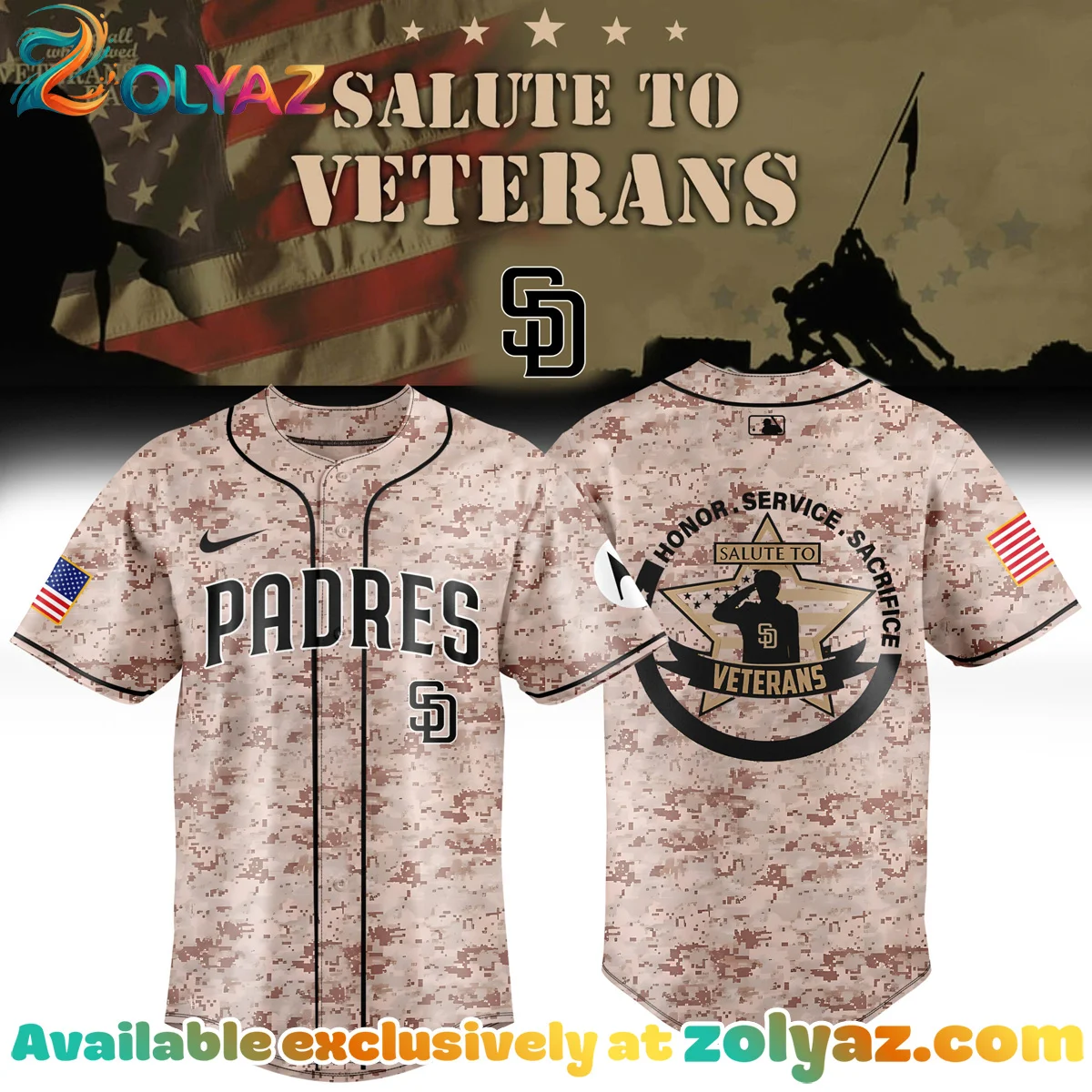 MLB Salute to Veterans Jersey