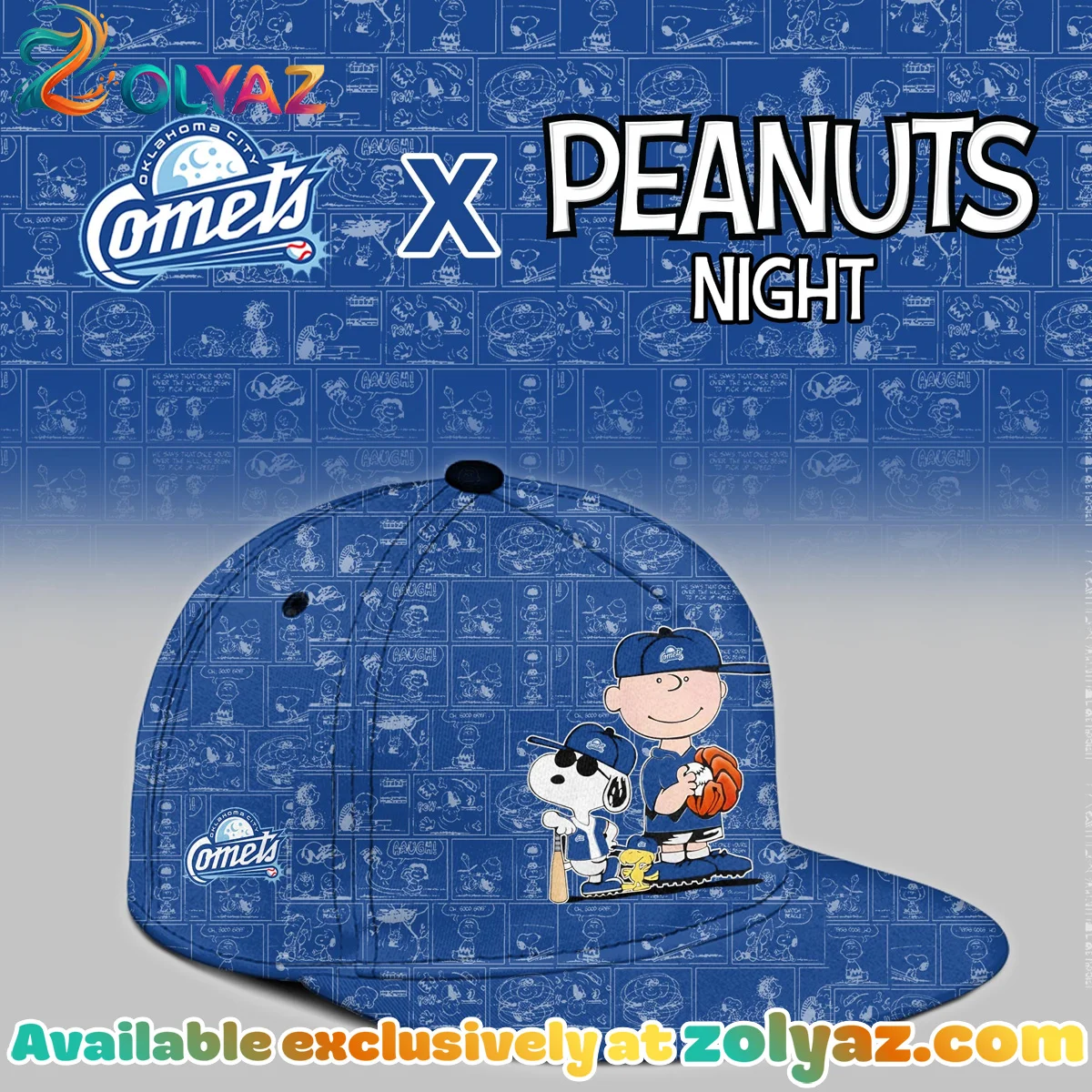 OKCComets Peanuts Night Jersey OKCComets Peanuts Night Jersey