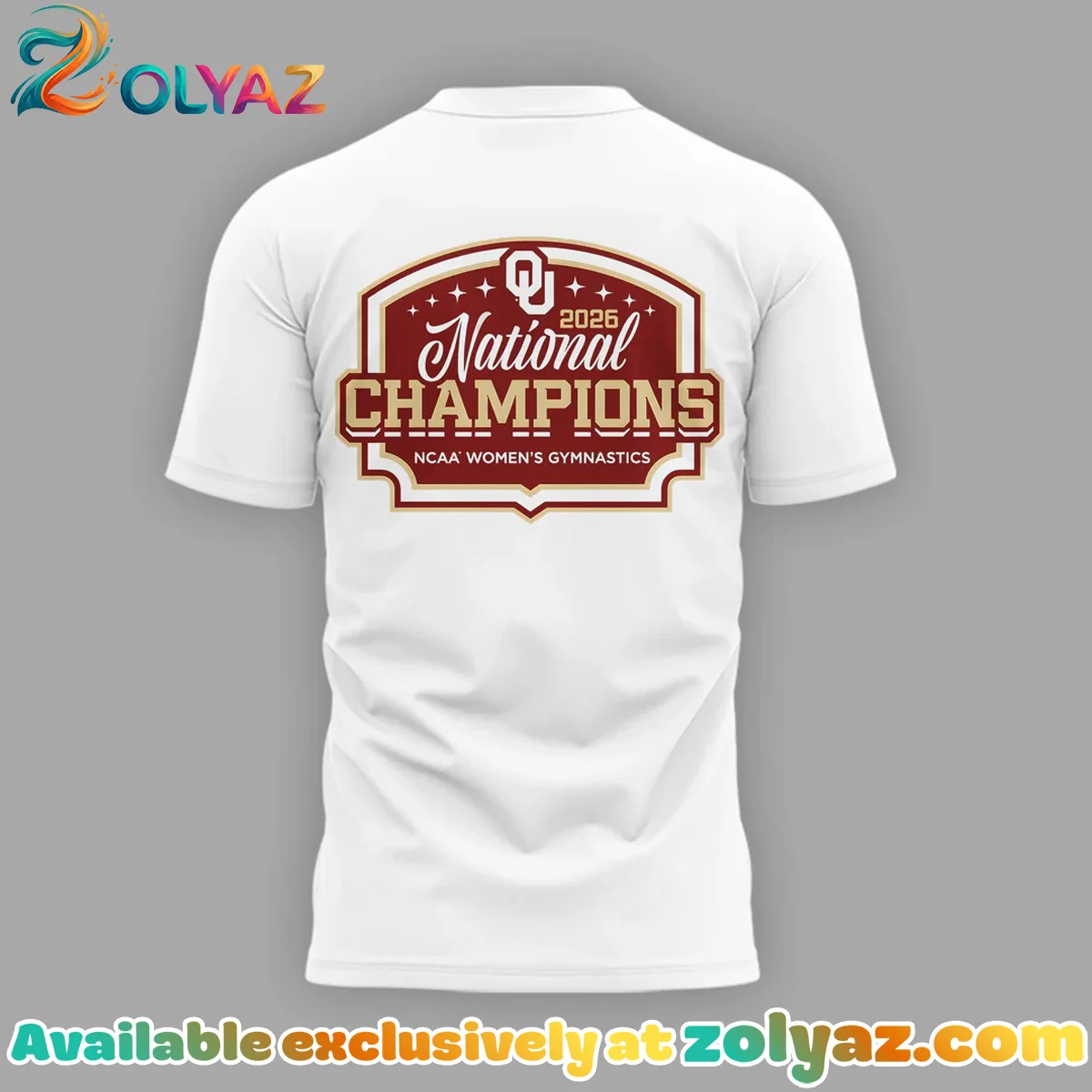 Oklahoma Women's Gymnastics NCAA National Champions T-Shirt - 2026 Edition | Epic row-212