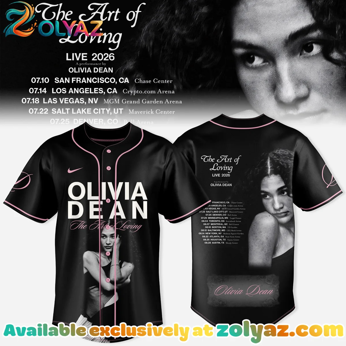 OLIVIA DEAN THE ART OF LOVING Jersey