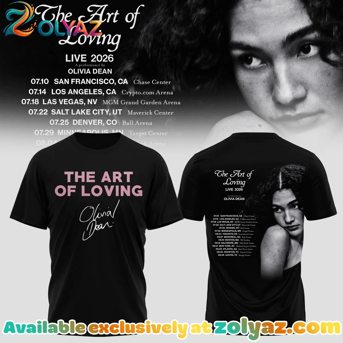 OLIVIA DEAN THE ART OF LOVING T-Shirt & Hoodie