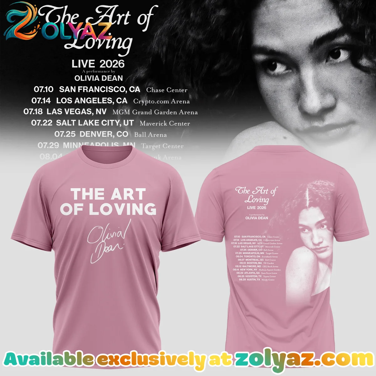 Olivia Dean The Art Of Loving T-Shirt & Hoodie