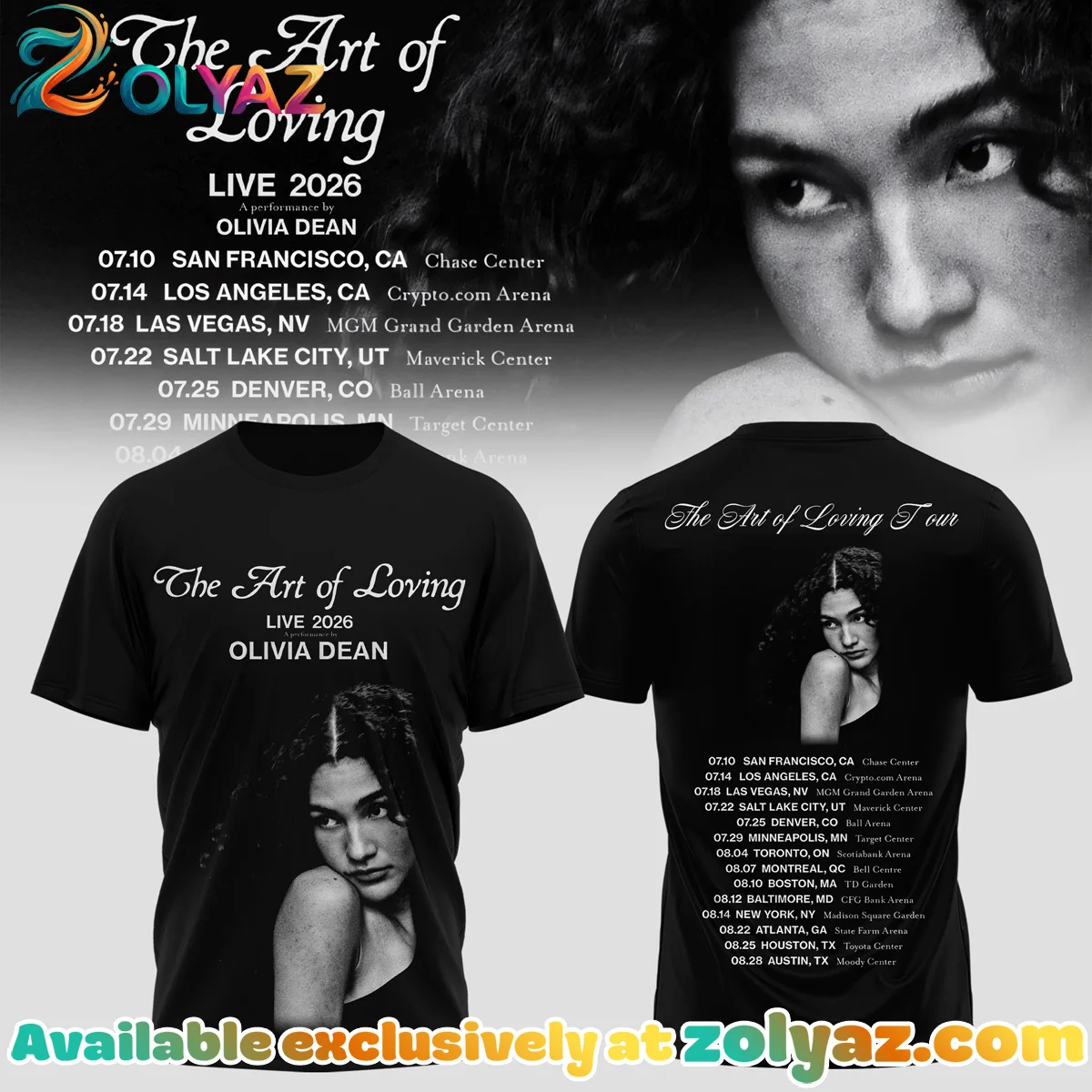 OLIVIA DEAN THE ART OF LOVING T-Shirt & Hoodie