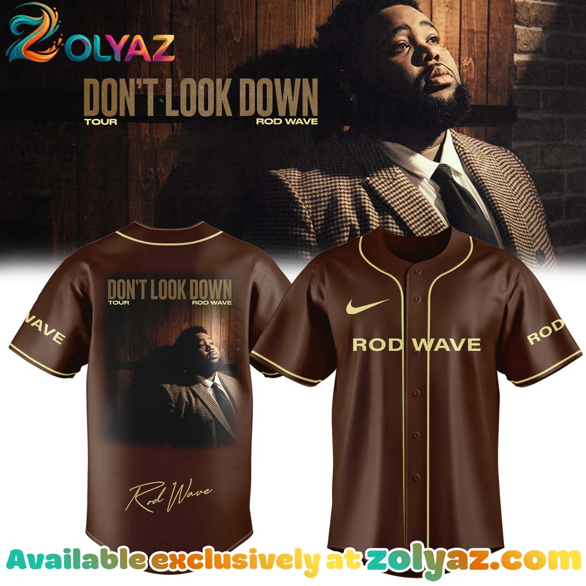Rod Wave Don't Look Down Tour Jersey (Release 1)