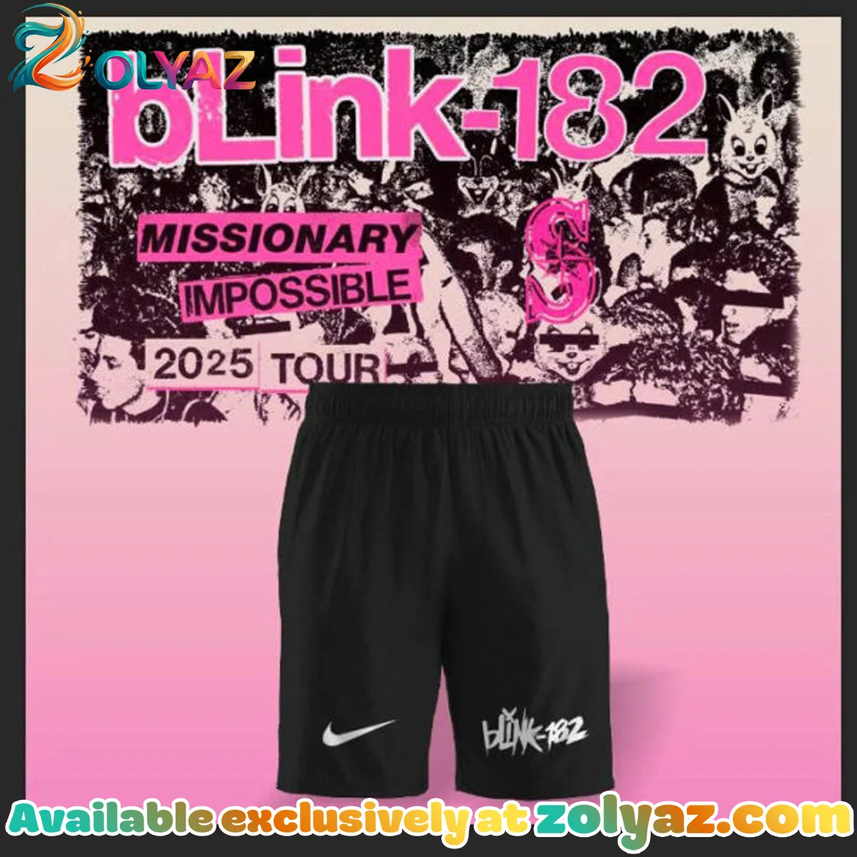 San Diego Padres x Blink-182 Missionary Impossible Jersey San Diego Padres x Blink-182 Missionary Impossible Jersey