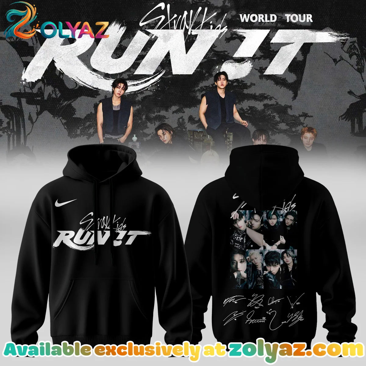 Stray Kids World Tour RUN IT Shirt & Hoodie - Series 4