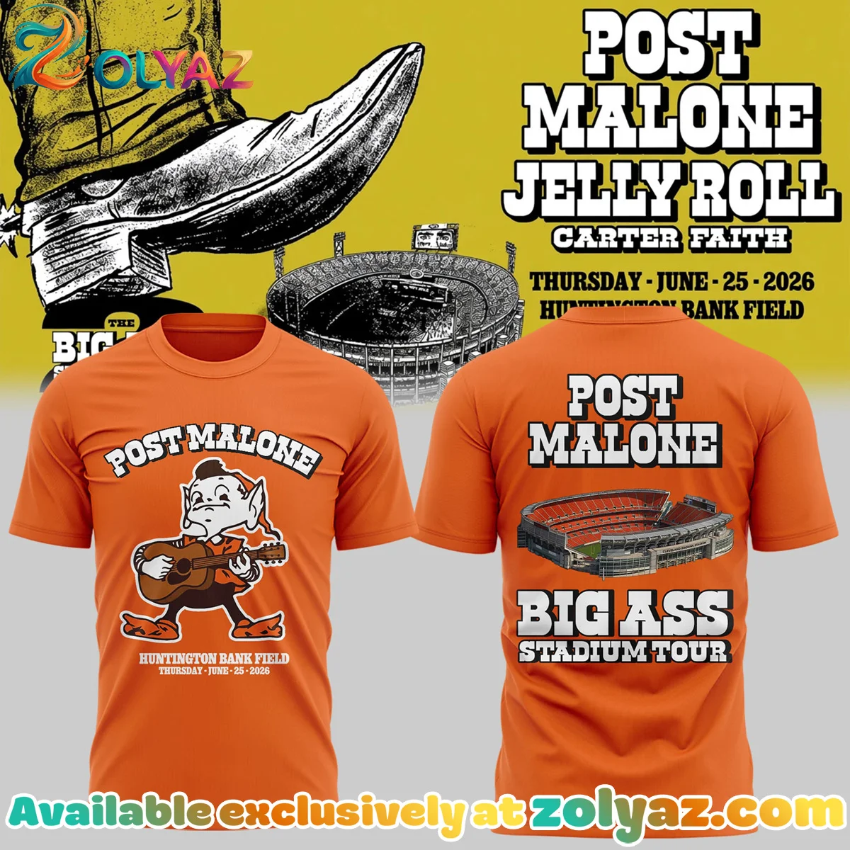 The BIG ASS Stadium Tour Huntington Bank Field T-Shirt & Hoodie