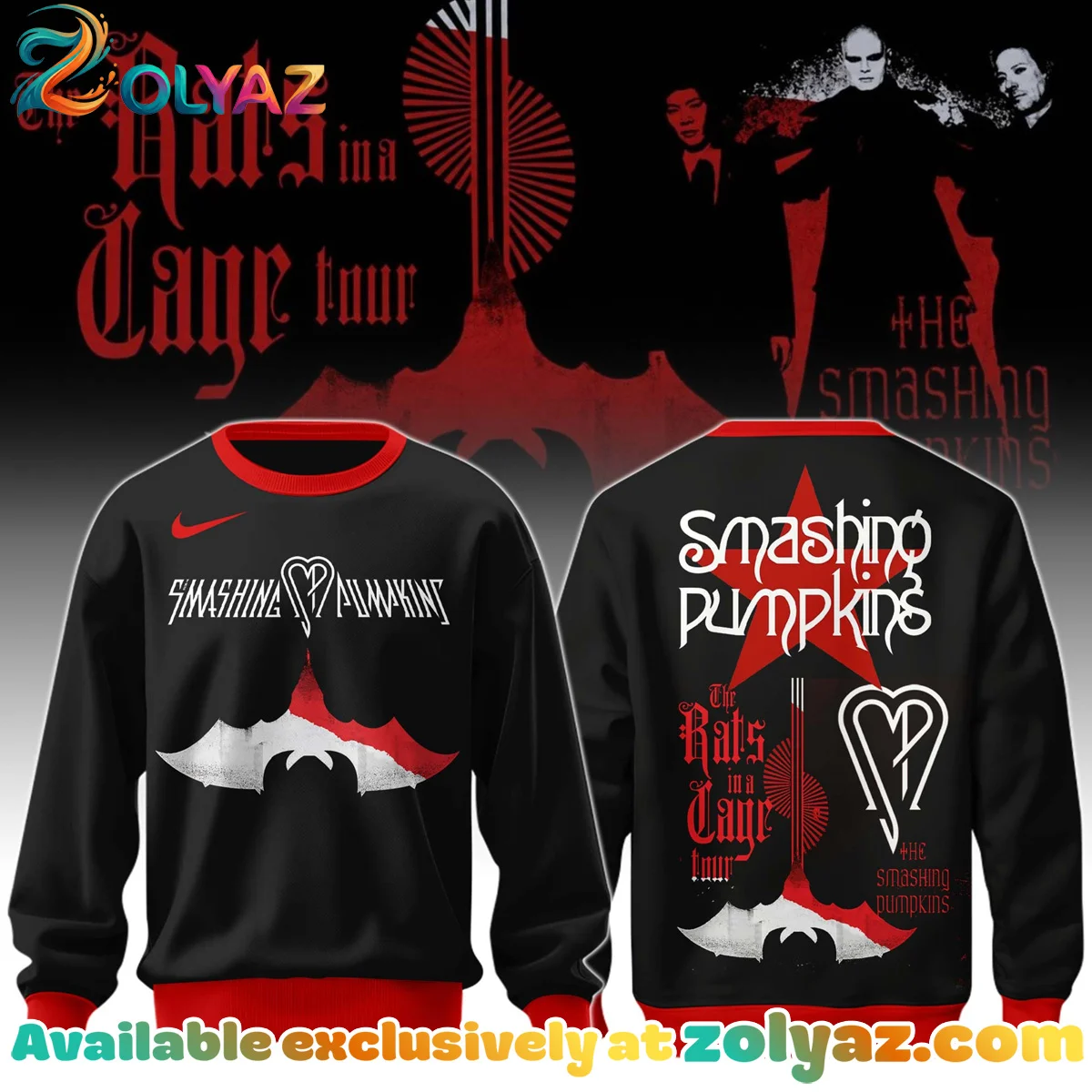 The Smashing Pumpkins Rats In A Cage Shirt & Hoodie