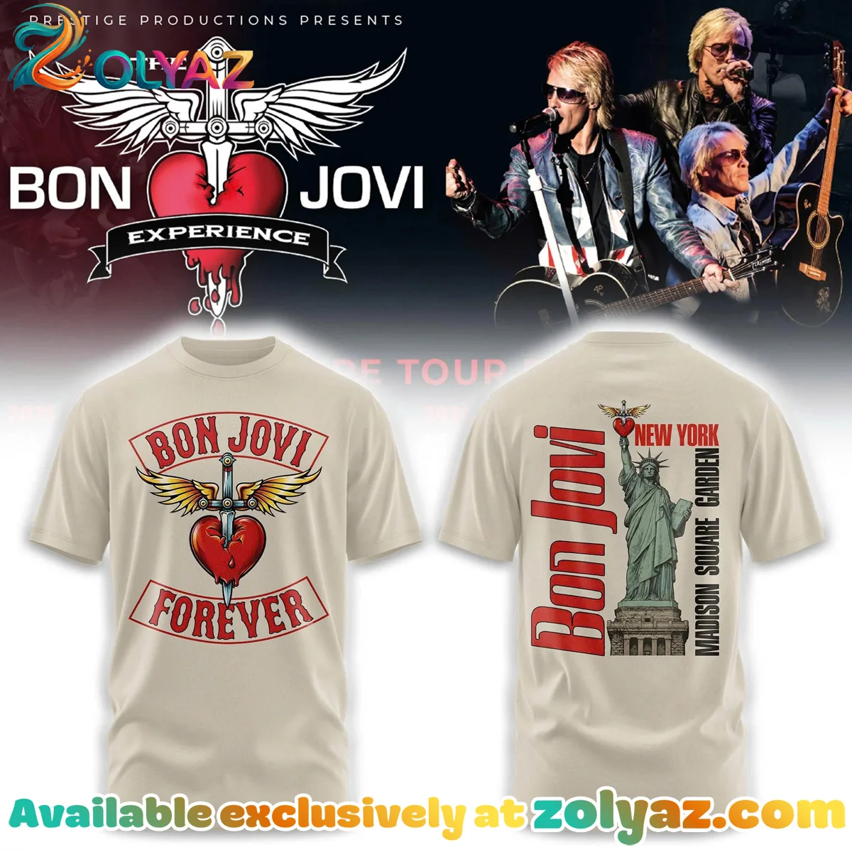 Bon Jovi Forever Tour T-Shirt & Hoodie [Drop 24]