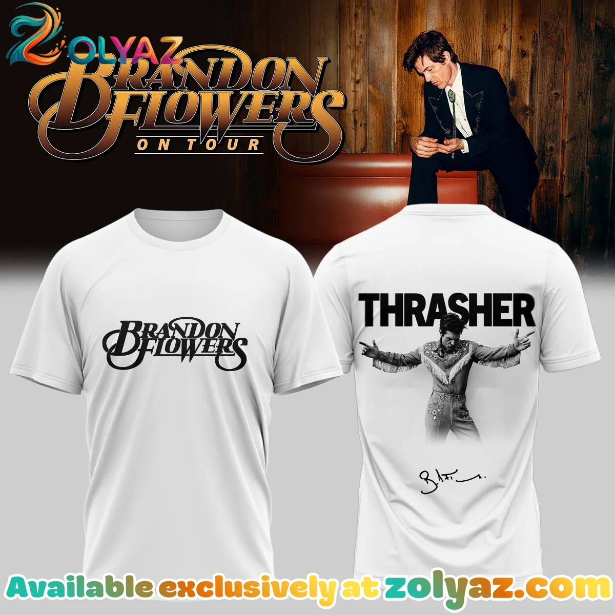 Brandon Flowers Shirt & Hoodie - Series 13