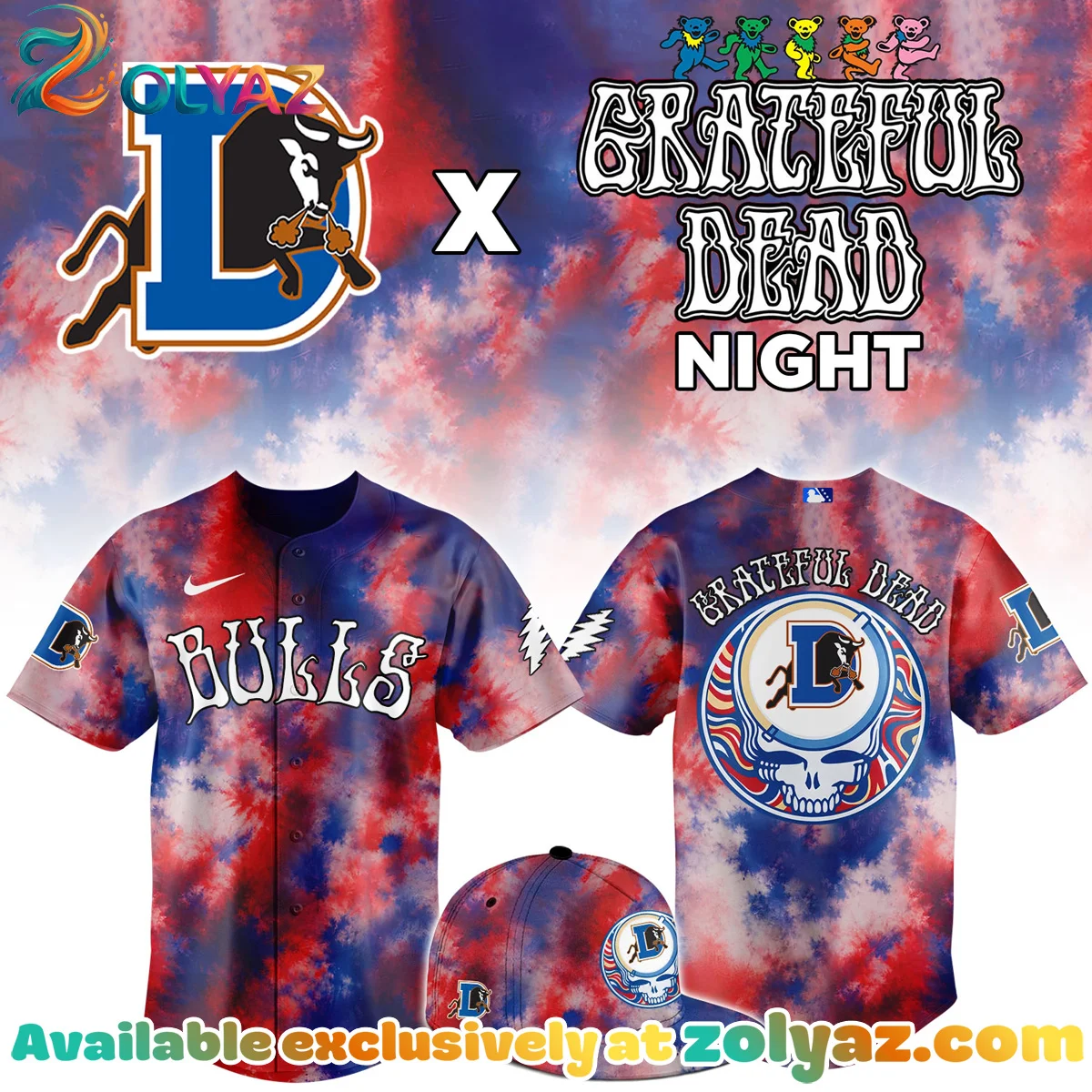 Bulls x Grateful Dead Jersey
