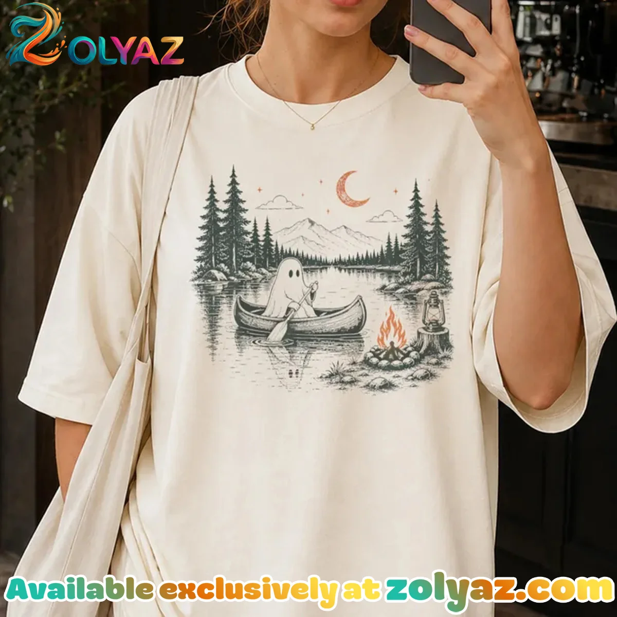 Camping Ghost T-Shirt & Hoodie