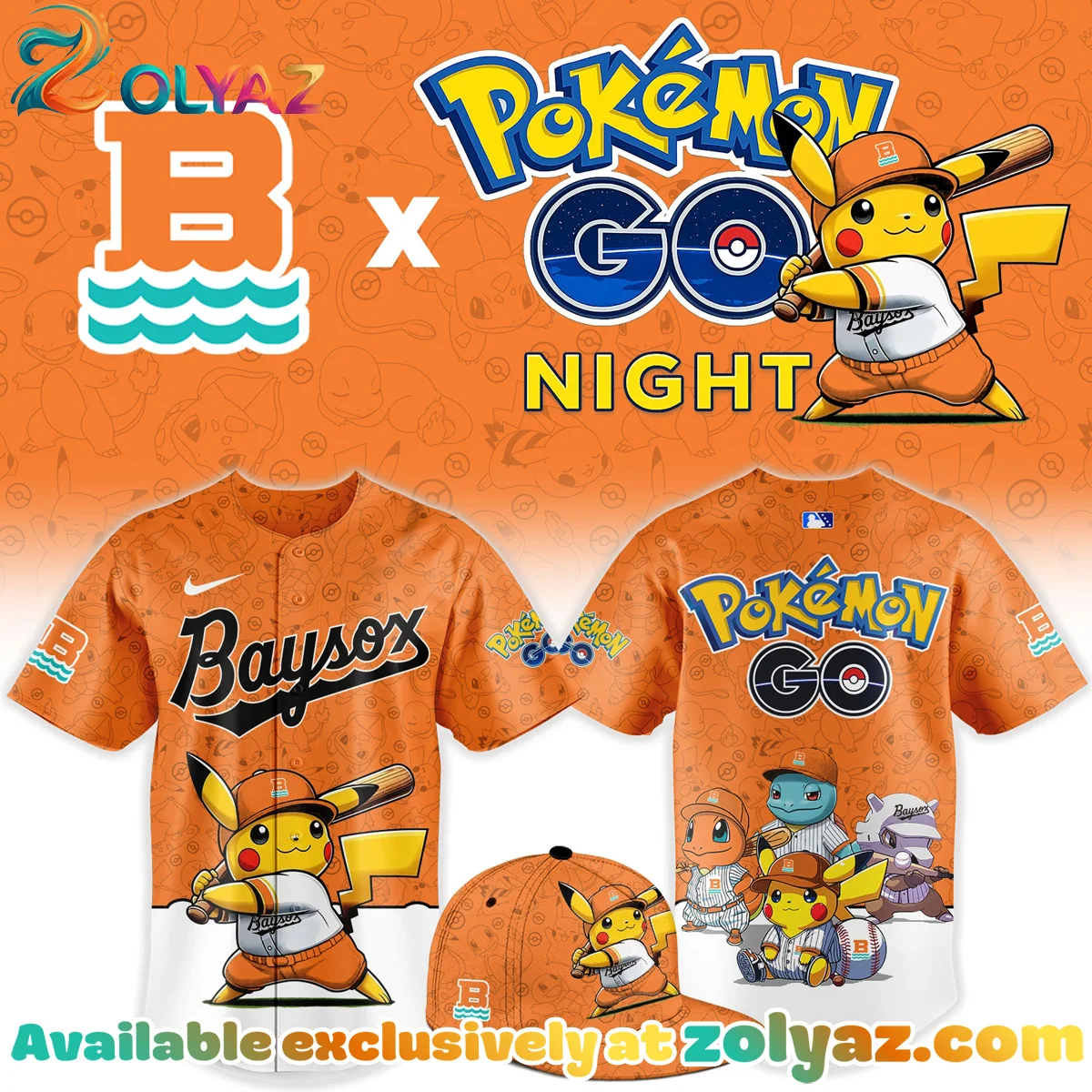 CBaysox x Pokemon GO Jersey