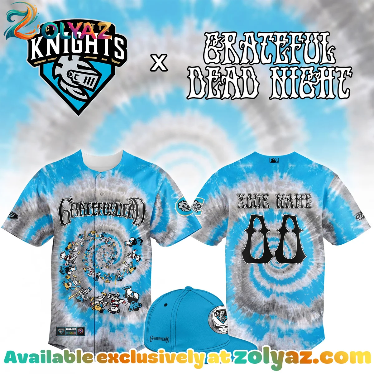 Charlotte Knights x Grateful Dead Jersey [Batch 2]